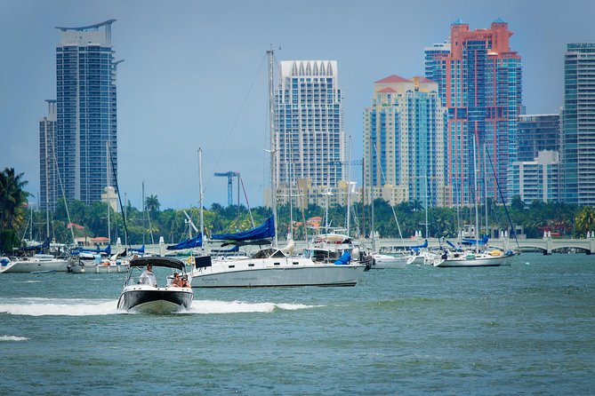 Fully Private Speed Boat Tours, VIP-style Miami Speedboat Tour of Star Island! - South Beach, South Pointe, and the lifeguard stands