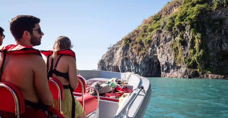Funchal: Speedboat SEE THE ISLAND AND LIFE AT SEA - Leaving Funchal Marina for the open sea
