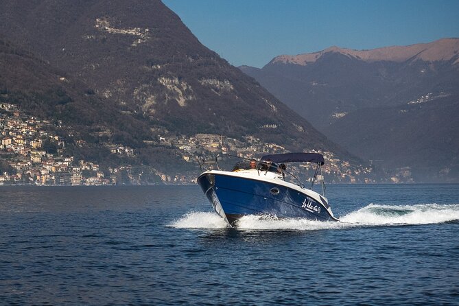 Glamour tour (3 H) speed boat stop in Bellagio - Comacina Island and its small bay