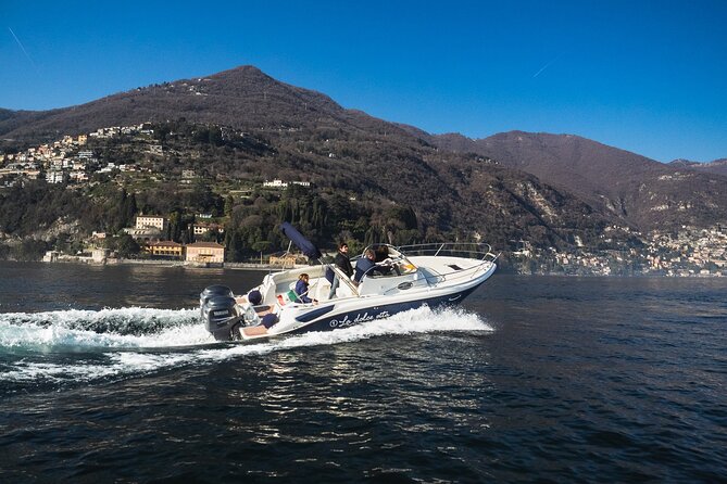 Glamour tour (3 H) speed boat stop in Bellagio - Moltrasio, Carate Urio, and Laglio
