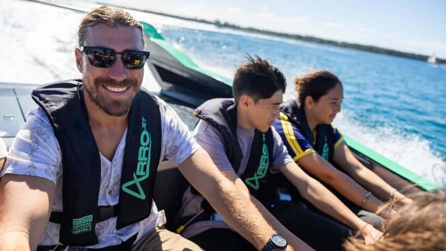Gold Coast: 360-Degree High-Speed Jet Boat Adventure - Check-in, waiver, and getting ready for spray