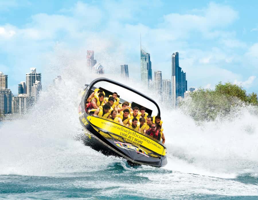 Gold Coast: Extreme Jet Boat Blast Ride - From Cavill Avenue to the jet boat