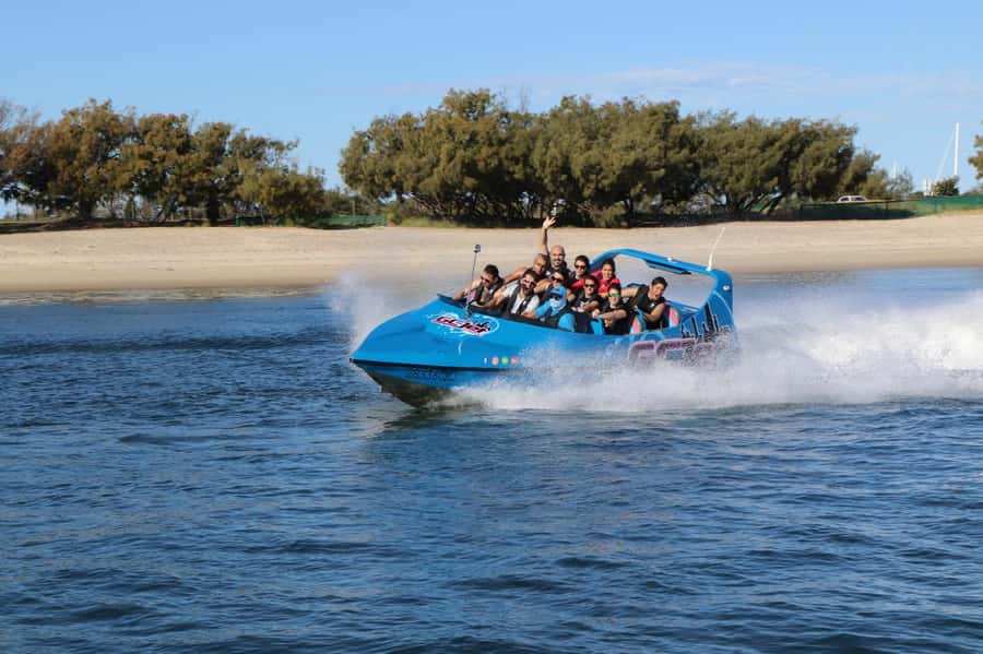 Gold Coast: Jet Boat Thrill Ride - Leaving Marina Mirage in a 400hp V8
