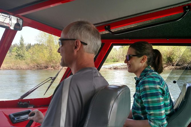 Guided Jetboat Tour for Six -Private - Wheatland Ferry Crossing and the river’s past