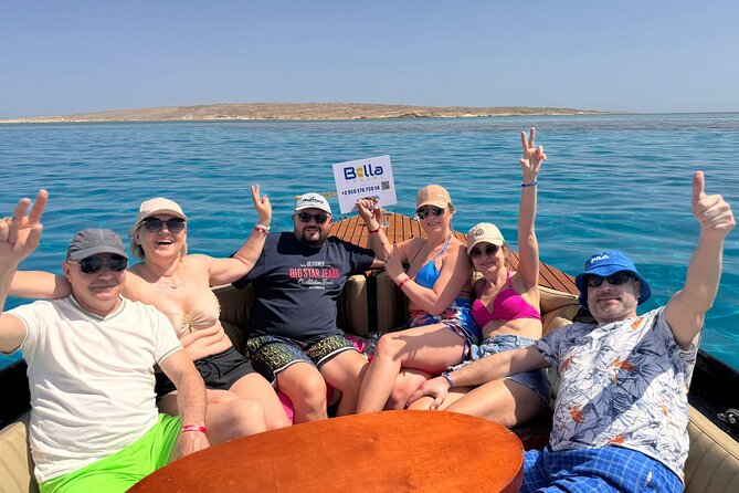 Half Day Private Speedboat Dolphin House & Giftun Island_Hurghada - The speedboat ride to Orange Bay and Giftun Island