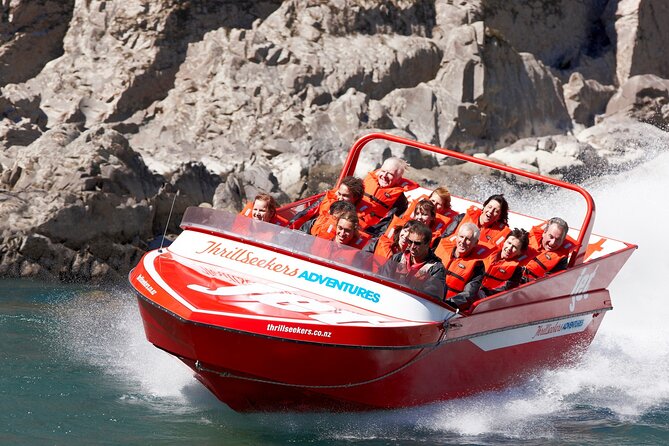 Hanmer Springs Thermal Pools and Jet Boat Day Trip from Christchurch - A fast half-hour on the Waiau River