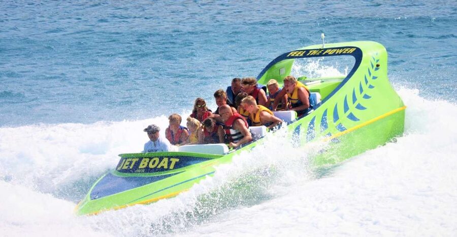Hersonissos: Jet Boat Tour with Snorkeling - From Hersonissos Port to a 90 km/h coastal run