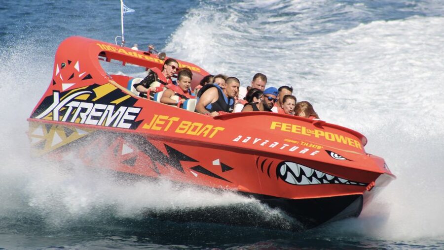 Hersonissos: Jet Boat Tour with Snorkeling - The return ride and the one-hour question