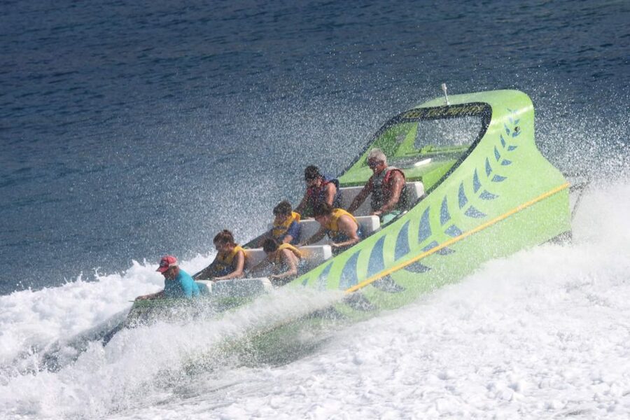 Hersonissos: Jet Boat Tour with Snorkeling - What makes the boat ride family-friendly