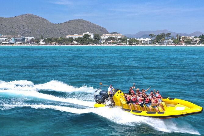 High-Speed Speedboat Adventure in the Bay of Alcudia - Across Coll Baix toward Cape Pinar