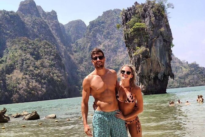 Hong Krabi & James Bond Islands Adventure Tour by Speedboat - Talu Island and the sea caves by canoe