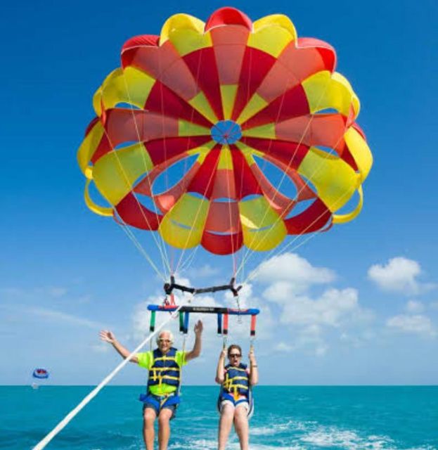 Hurghada: Speedboat Parasailing Adventures & Hotel Pick up - The speedboat ride is part of the excitement