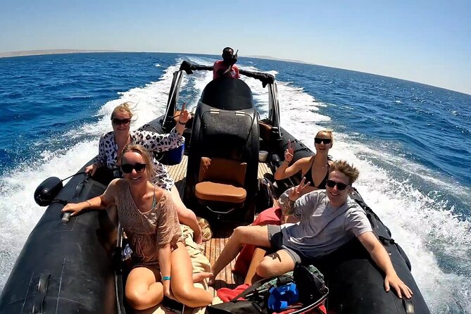 Hurghada Speedboat Trip to Orange Bay and Magawish Islands - The mood on board and the role of the guides