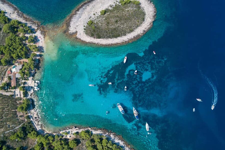 Hvar: Sunset and Pakleni Islands with a Speed Boat - Thirty Minutes at Mlini and Ždrilca Lagoon