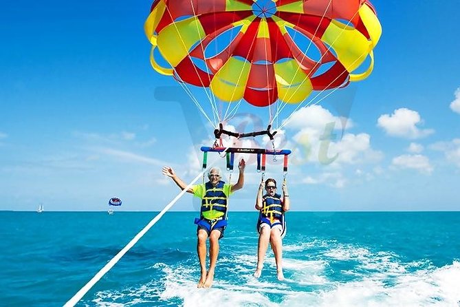 Ile aux Cerf: Speed boat with Parasailing & Tube Riding and Lunch - Speedboat views across the east-coast lagoon