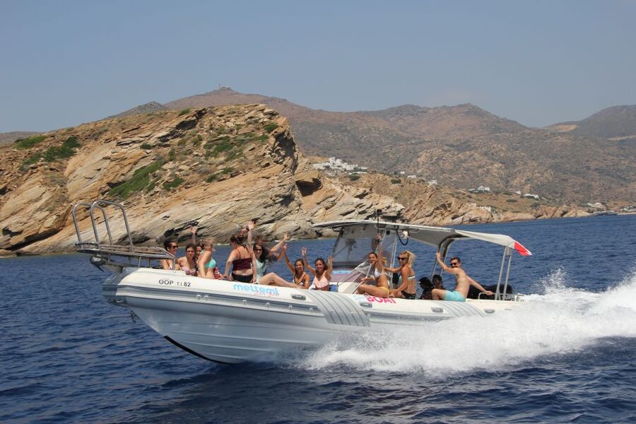 Ios Island: Speedboat Cruise from Mylopotas Beach - Key points to know before you book