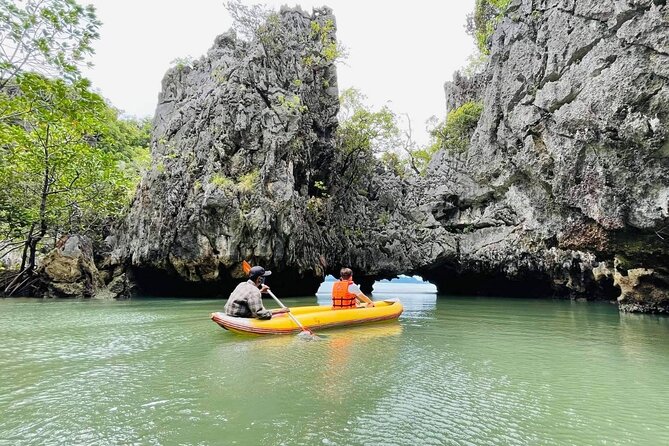 James Bond Island Canoeing 7 Point 5 Island By Speedboat From Phuket - Koh Panyi and lunch above the water