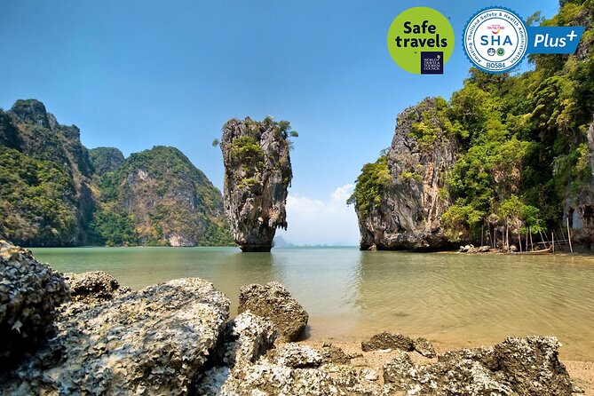 James Bond Island Canoeing 7 Point 5 Island By Speedboat From Phuket - The speedboat ride across Phang Nga Bay