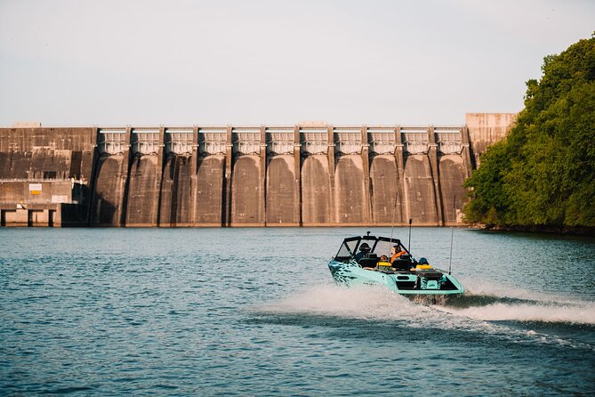 Jet Boat Adventure in the Smoky Mountains Dam Tour - A short ride with a serious piece of Tennessee history