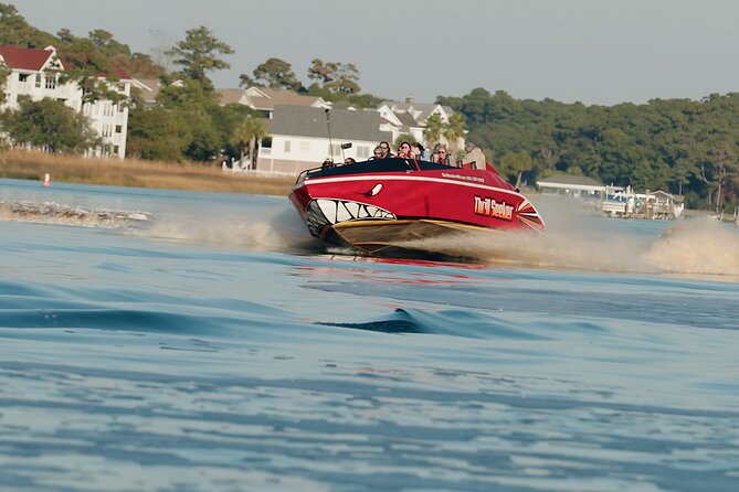 Jet Boat Ride on the Thrillseeker - Leaving Cherry Grove Marina in North Myrtle Beach