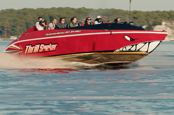 Jet Boat Ride on the Thrillseeker - Level 3 is the wet, wild part