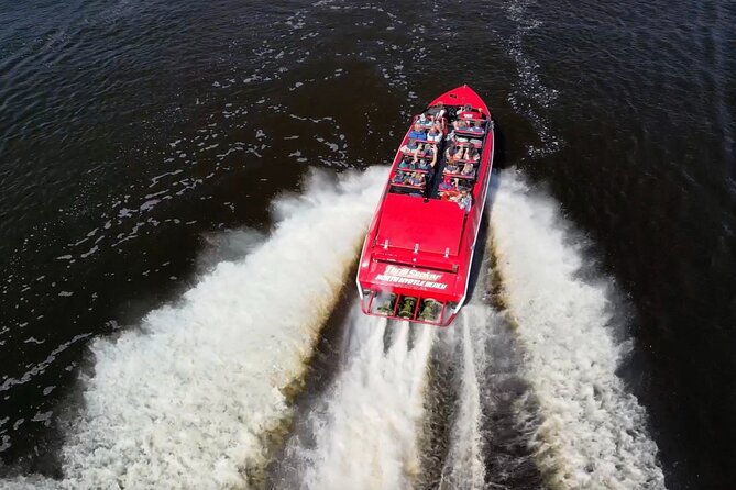 Jet Boat Ride on the Thrillseeker - Getting ready for a boat that guarantees a soaking