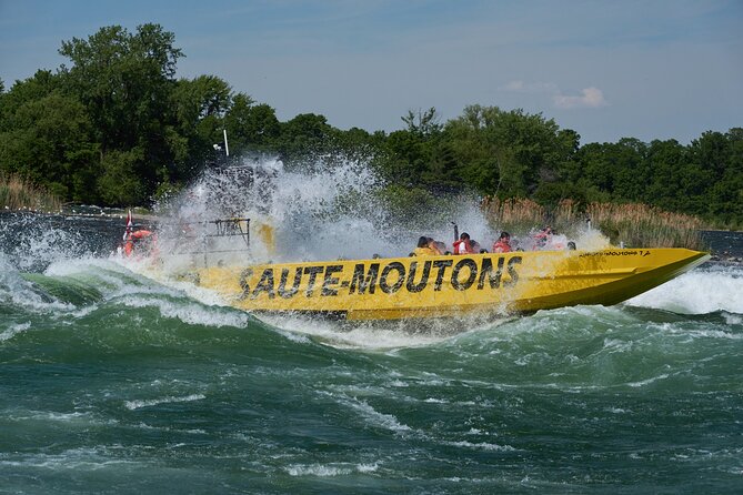 Jet Boating Montreal's Lachine Rapids - The ride starts at Montreal’s Clock Tower Quay