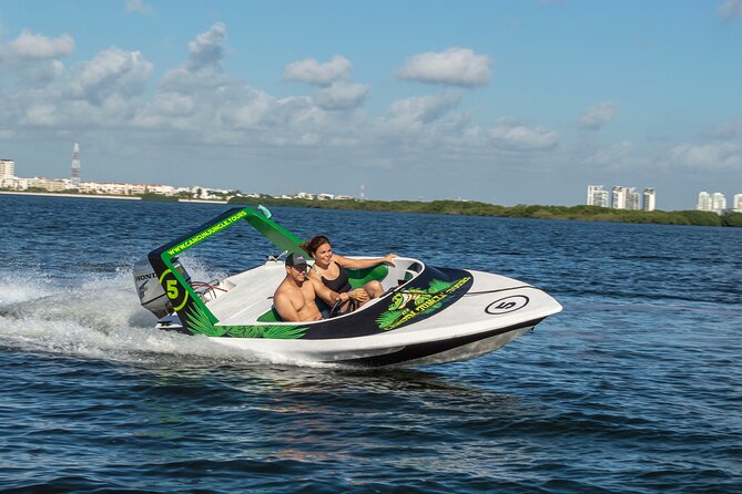 Jungle Tour adventure Cancun Speed Boat Through Mangrove - Pirate galleons and quick photo stops
