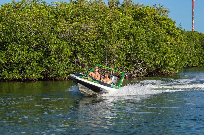 Jungle Tour adventure Cancun Speed Boat Through Mangrove - Who will enjoy this most