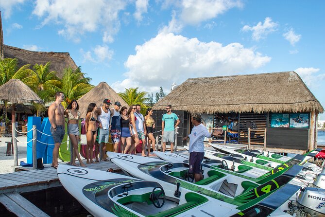 Jungle Tour adventure Cancun Speed Boat Through Mangrove - Speeding past the Nichupté Bridge