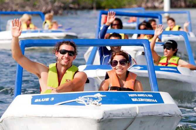 Jungle Tour In Cancun, drive a speedboat through the lagoon with your companion - What the $55 price really covers