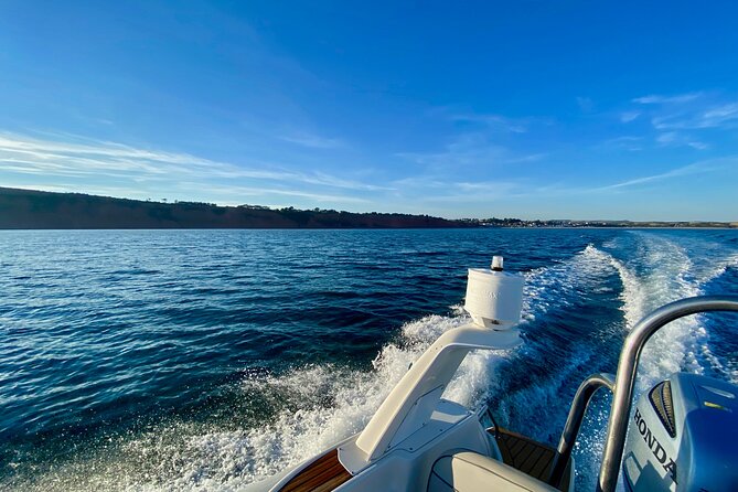 Jurassic Coast Rib Tour - Exmouth - The live firing range at Straight Point