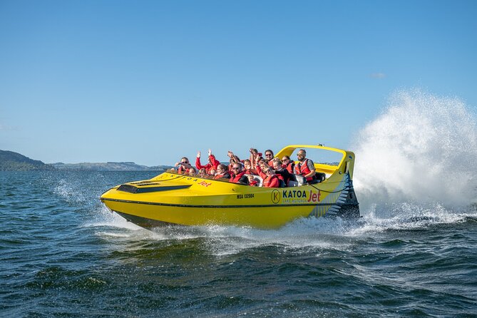 Katoa Jet Boat tour on Lake Rotorua - Mokoia Island, Sulphur Bay, and Kawaha Point