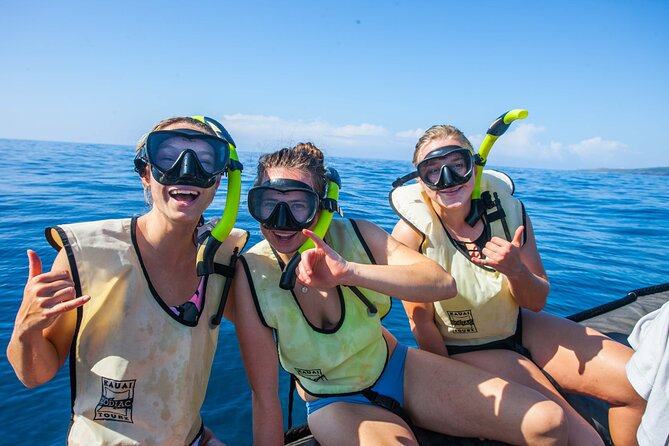Kauai's Ultimate South Island Zodiac Boat Snorkel Adventure - What the first snorkel stop is like