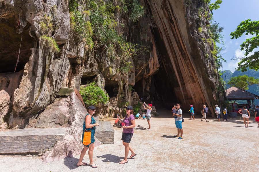 Khao Lak: James Bond and Khai Islands Day Trip by Speedboat - Panak Island, where caves lead to quiet water