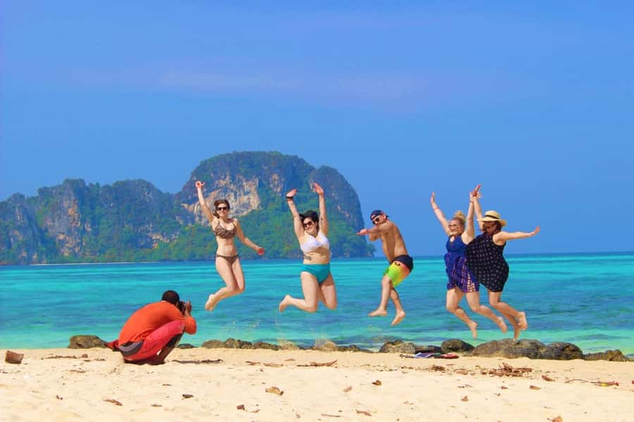 Khao Lak: Phi Phi & Bamboo Island Day Trip by Speedboat - Bamboo Island starts the water time
