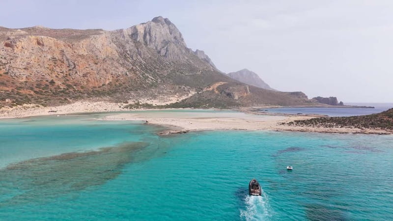 Kissamos: Small Group Speedboat Cruise to Balos & Gramvousa - Kissamos Port and the first fast crossing
