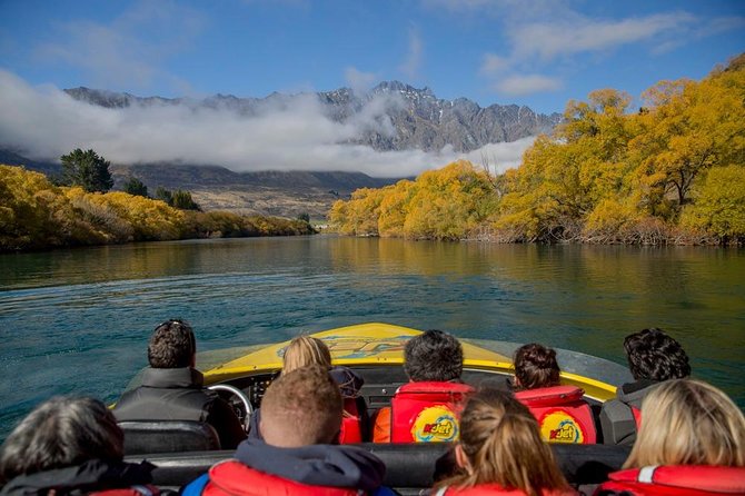 KJet Queenstown Jet Boat Ride on the Kawarau and Shotover Rivers - From Queenstown Pier to Lake Wakatipu