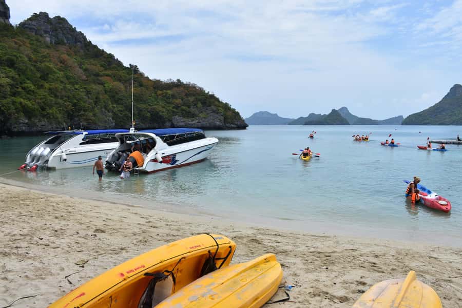 Koh Phangan: Angthong Emerald Waters & Kayaking by Speedboat - Starting at Thong Sala Pier