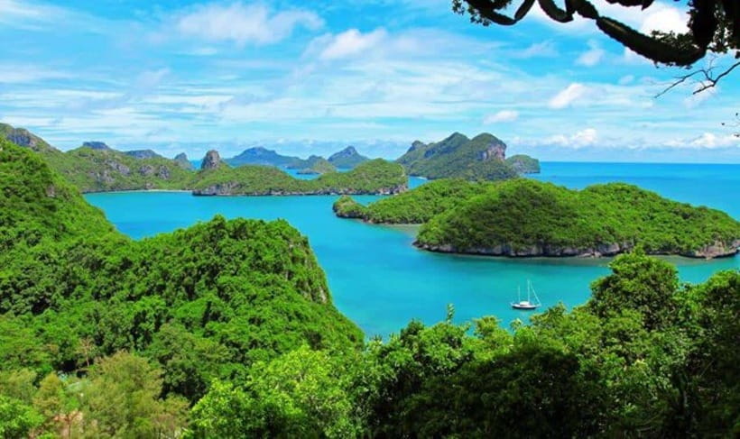 Koh Phangan: Angthong National Park Speedboat Tour - Leaving Koh Phangan for the open Gulf