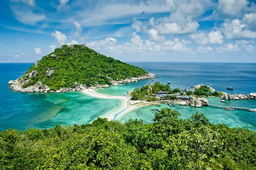 Koh Samui: Ko Tao & Nang Yuan Premium Tour Lunch & Transfer - Nang Yuan Beach and Japanese Garden