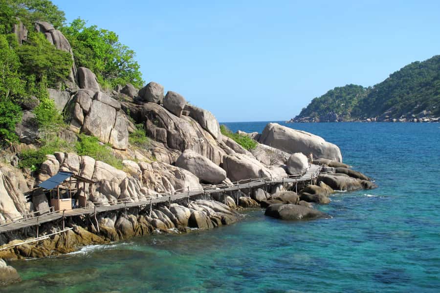Koh Samui: Koh Nangyuan & Koh Tao Speedboat Tour with Lunch - The 15-minute climb to Koh Nangyuan viewpoint