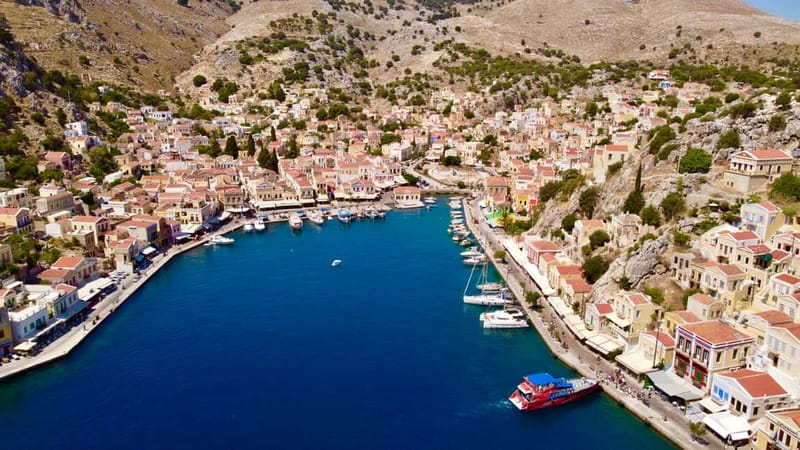 Kolymbia: High-Speed Boat to Symi Island & St George's Bay - The fast ride across the Aegean