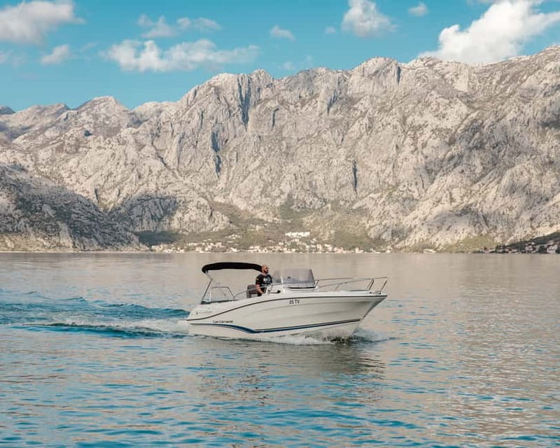 Kotor: Bay of Kotor and Blue Cave Speedboat Tour - The submarine tunnel on Luštica
