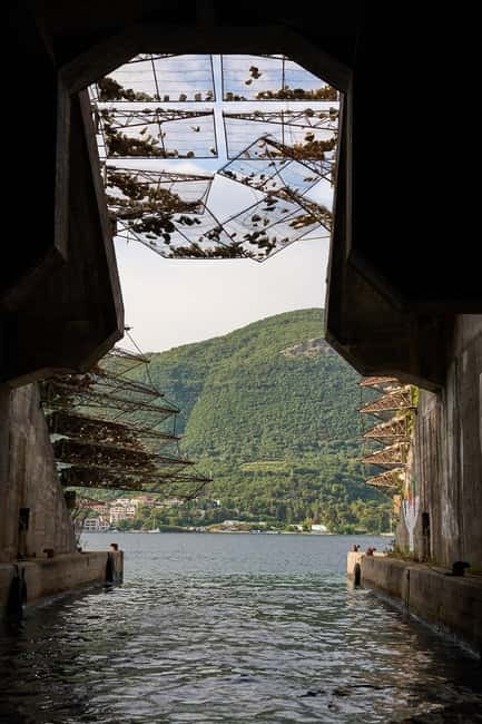 Kotor: Blue Cave and Our Lady of the Rock Speedboat Tour - The former submarine tunnels