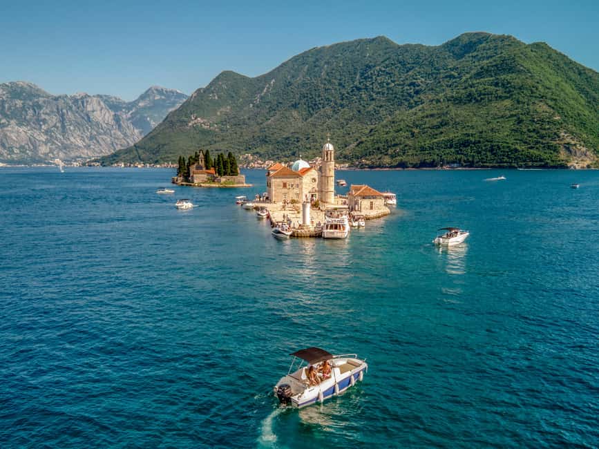 Kotor: Blue cave speedboat tour for a lifetime memories - Leaving Kotor with the wind in your face