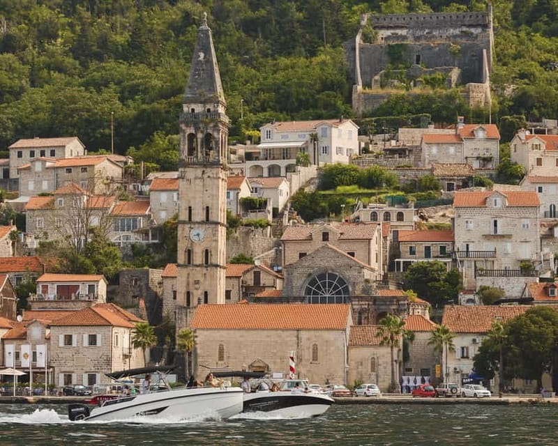 Kotor: Perast and Island- Lady of the Rocks-Speedboat Tour - Passing Saint George Island