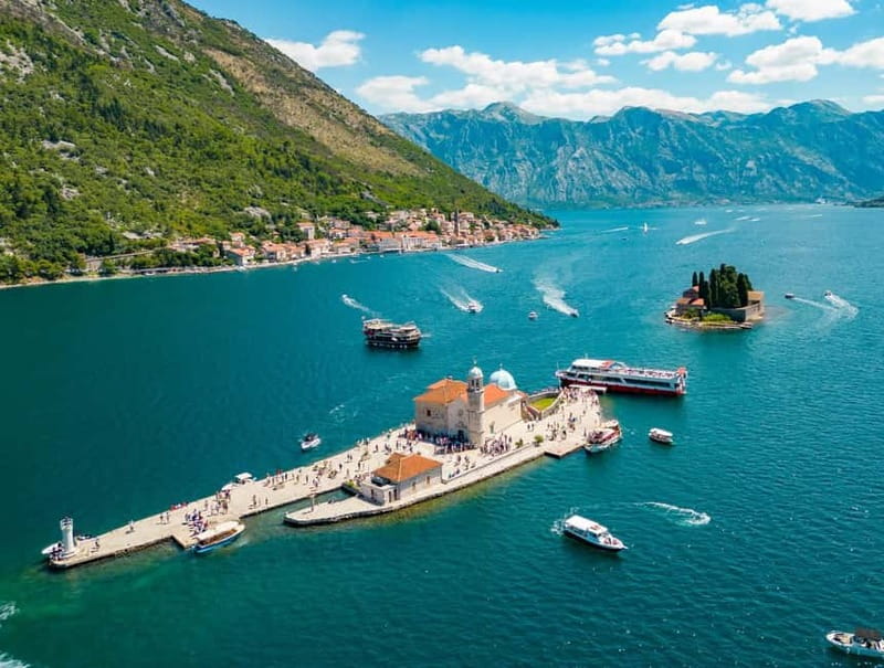 Kotor: Perast and Island- Lady of the Rocks-Speedboat Tour - Speeding out from Kotor
