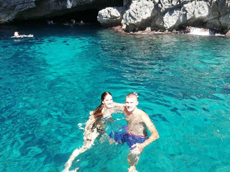 Kotor: Private Speed Boat Tour to Blue Cave with Swim Time - The former submarine tunnel