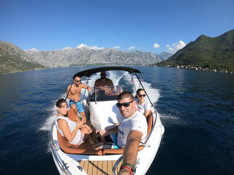 Kotor: Speedboat Tour to Blue Cave and Our Lady of the Rocks - Inside the old submarine tunnels